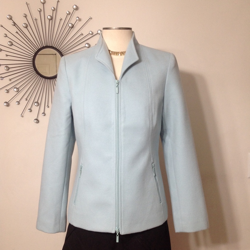 Spanner Aqua Front Zip Jacket - Picture 8 of 8